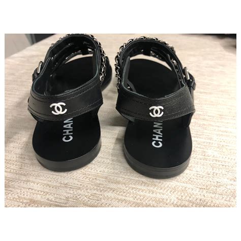 chanel soulier femme|chanel sandale intemporelle.